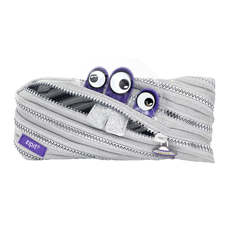 zipit宇宙三眼官方正品九木杂物限定怪兽拉链笔袋