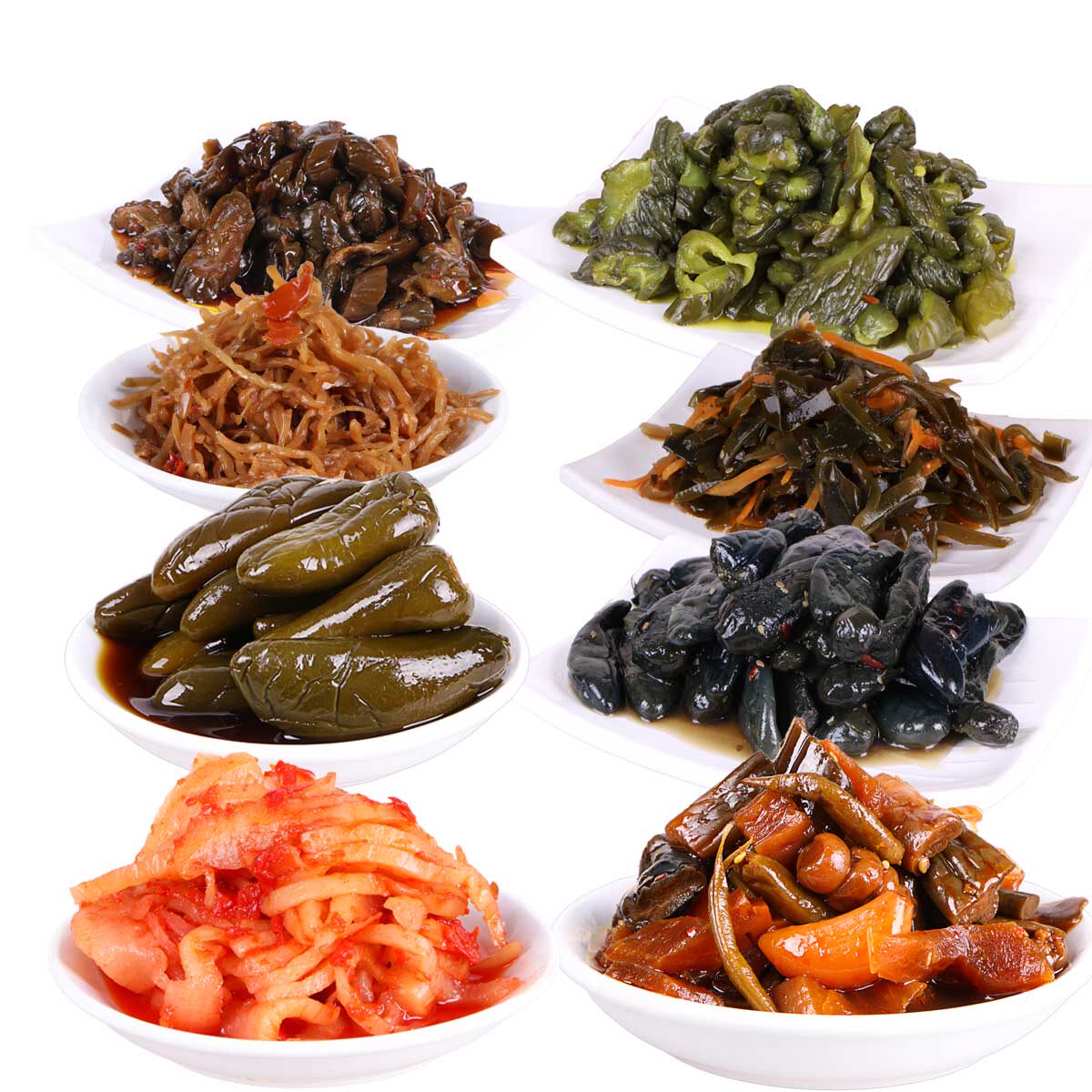 东北特产锦州百合小菜8种口味混装组合酱菜酱菜