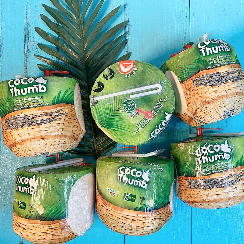 泰国进口椰青易拉宝coco椰子火锅香水6粒多省椰青