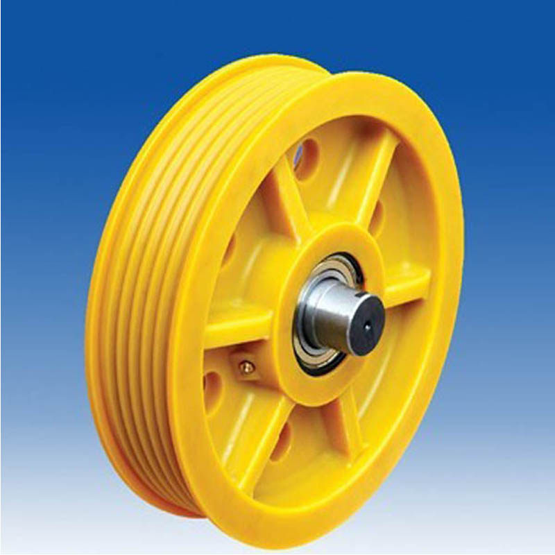 电梯尼龙导向轮滑滑轮轮子轿顶重反返绳轮日立滑轮