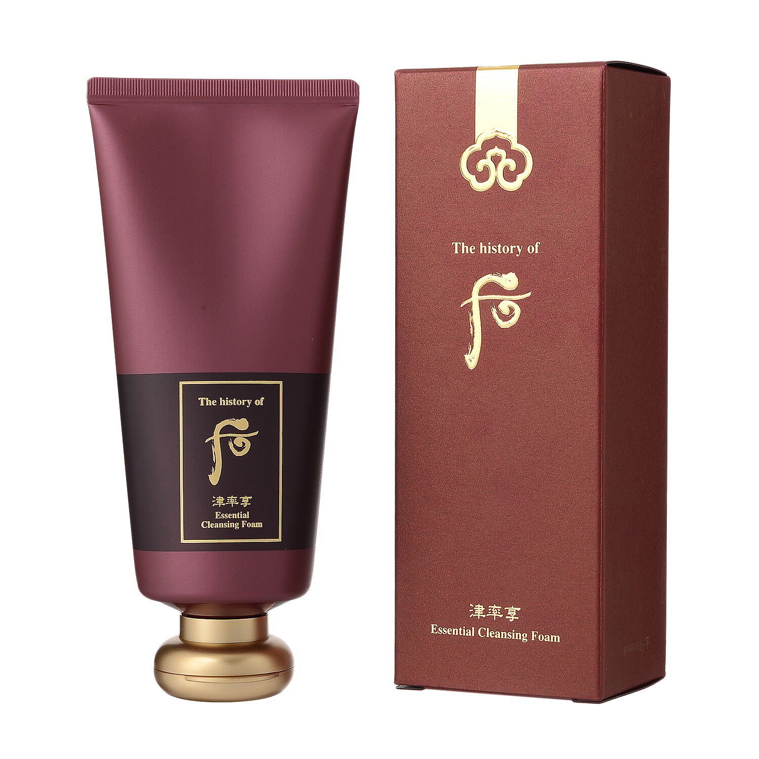 韩国whoo津率享洗洗面奶红华凝香精华洁面180ml洁面