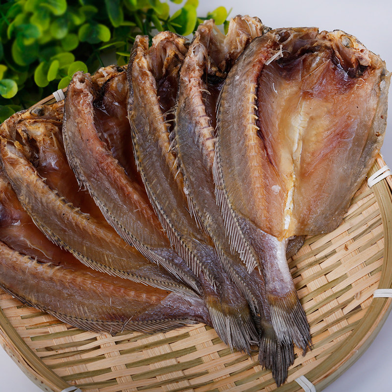 咸鱼野生干白姑鱼特产整条鱼干海产品自制风干鱼干