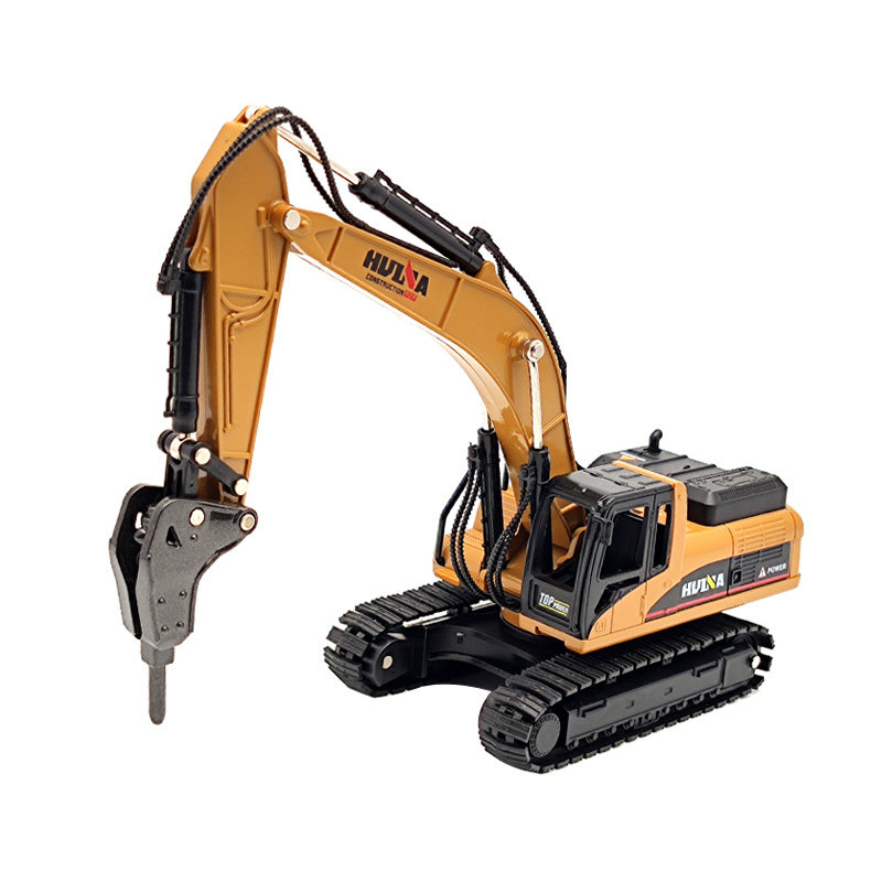 男孩钻地机破拆车钻土破碎合金工程车仿真耐摔儿童玩具惯性