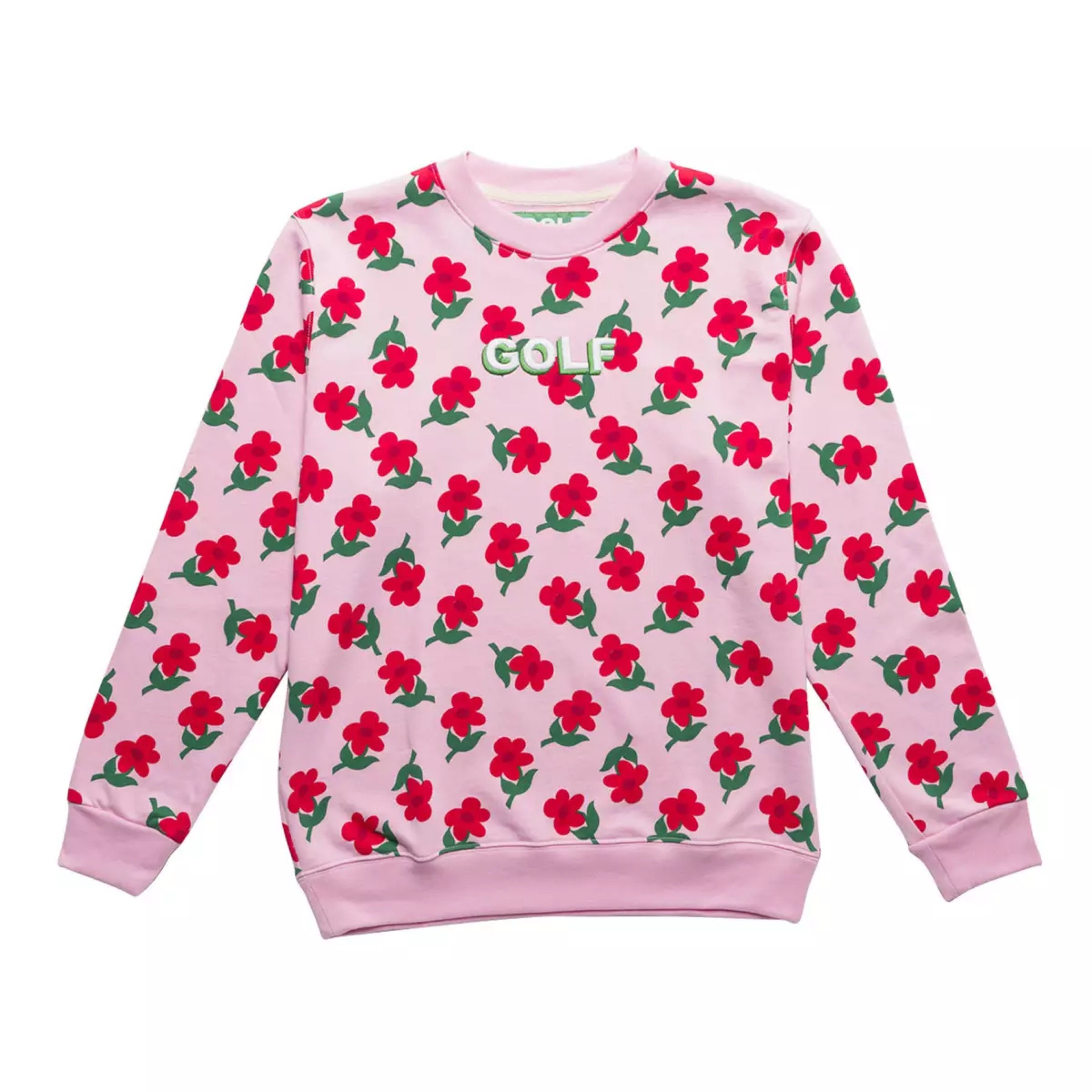 golfwang17fwfindsometimecrewneck小花卫衣