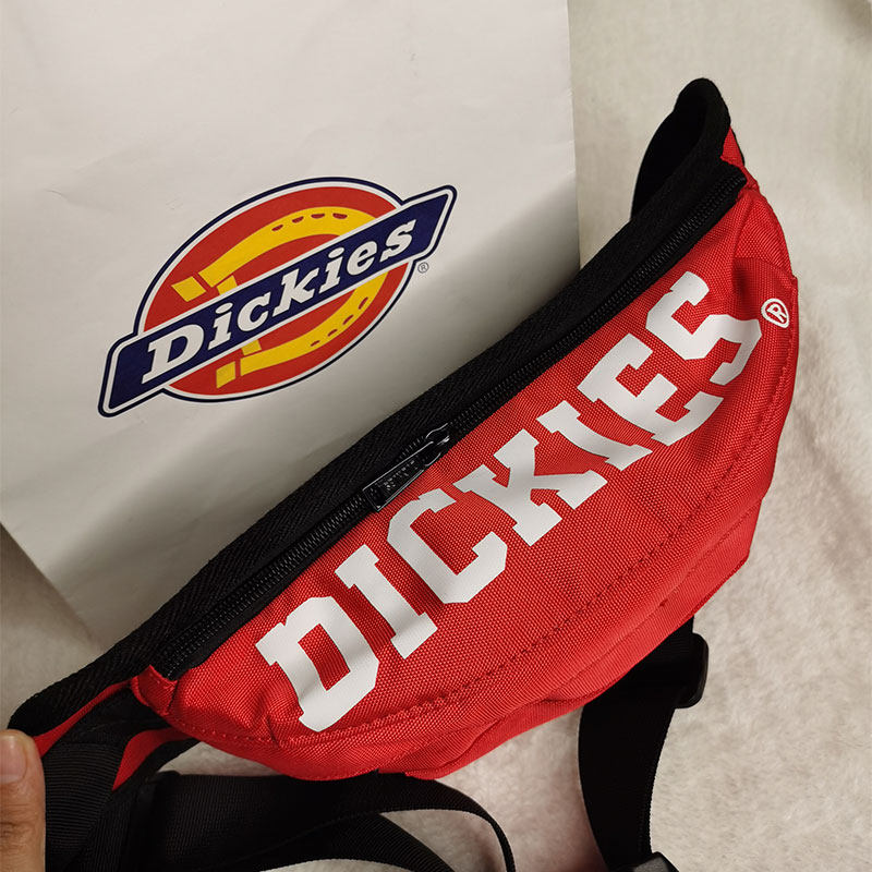 dickies斜挎包男潮牌 运动休闲胸前单肩大容量情侣帝克帆布腰包