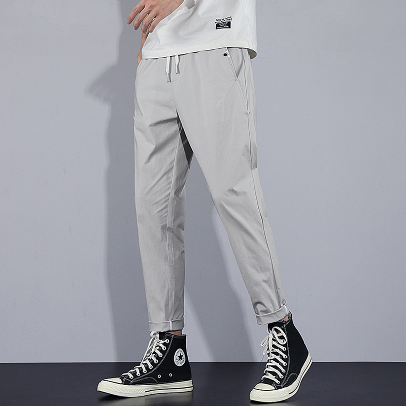工装裤男直筒宽松九分裤韩版潮流百搭运动休闲裤男士裤子夏季薄款