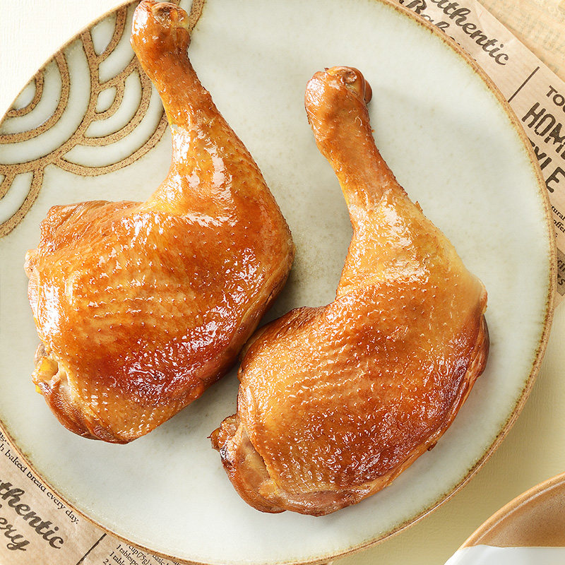 【裕昌】烧鸡大王鲜卤大鸡腿150g*4只_热品库_性价比 省钱购