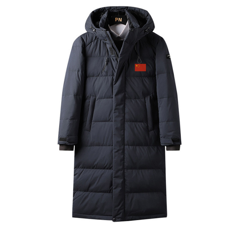 户外外军羽绒军大衣过膝长款特种兵高绒高原保暖军迷大衣