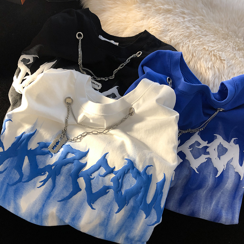 Jew4room国潮设计感小众炸街潮流2022年新款情侣装夏装短袖T恤男