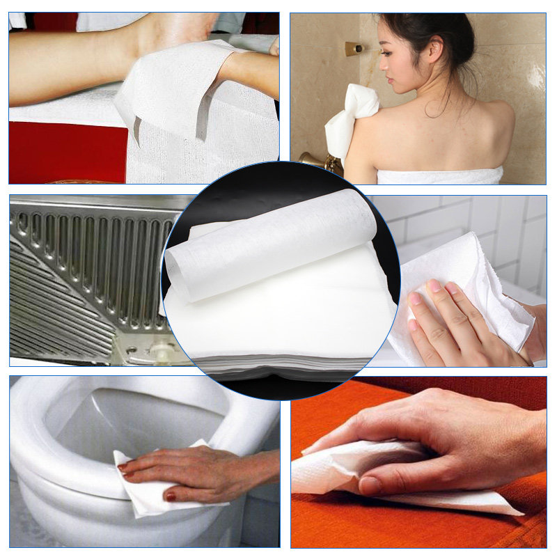 足浴一次性毛巾擦脚无纺布美容院美甲洗脚木浆浴巾毛巾