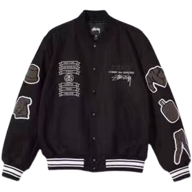 nscdg风格stussy40周年棒球外套kenijimaasaprocky夹克夹克