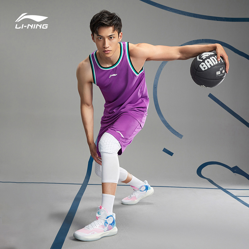 李宁篮球服男套装2022新款成人人大无袖背心篮球服