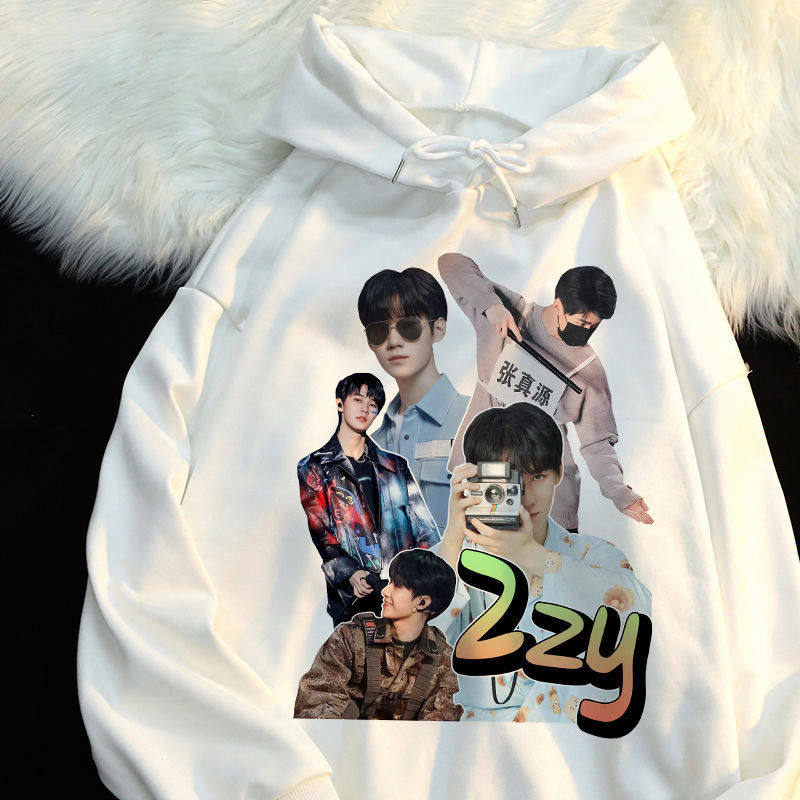 tnt严浩翔同款连帽卫衣女全明星应援衣服情侣装宽松大码学生外套