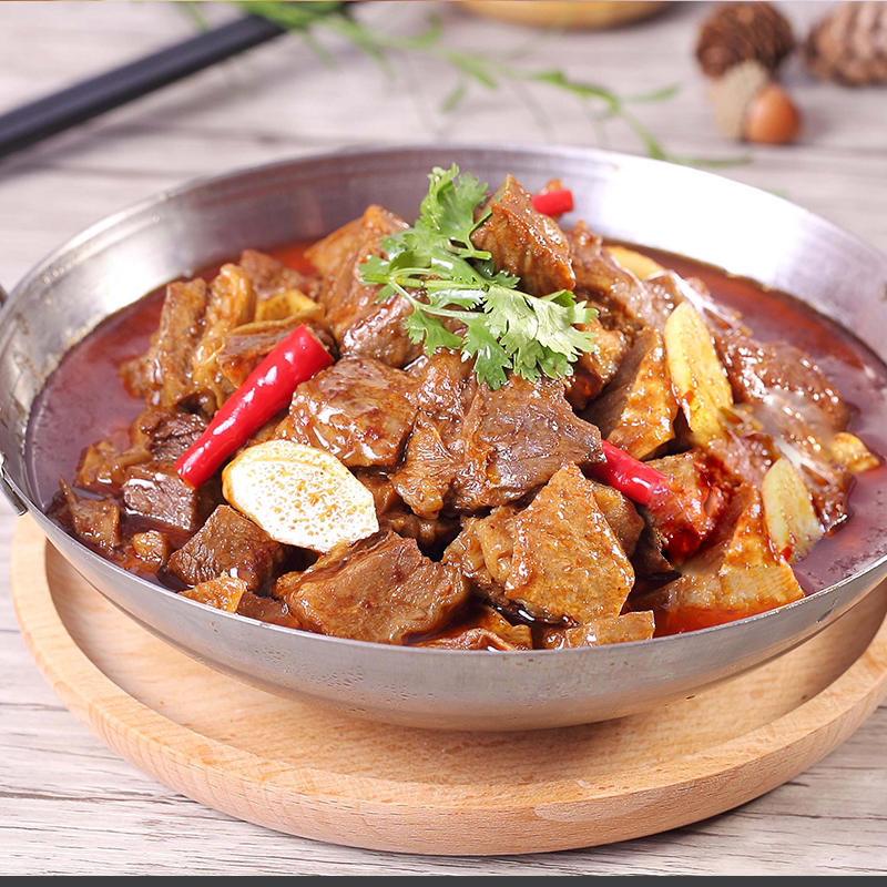 牛腩半成品红烧烧干砂锅牛杂新鲜冷冻饭店私房牛腩