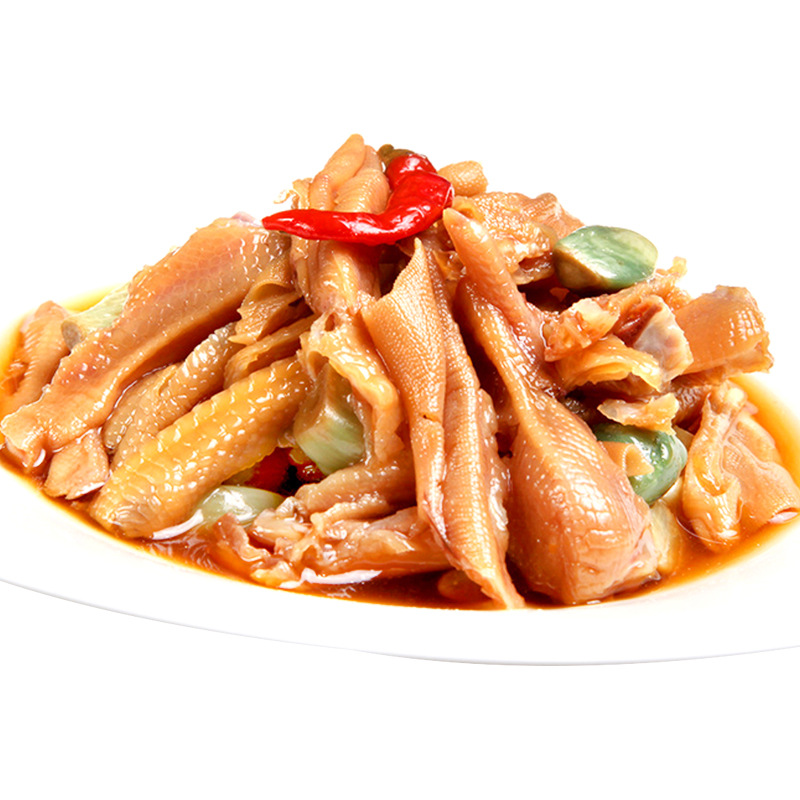 凉拌去骨鸭掌酒店饭店餐饮饮用特色半成品凉菜凉菜