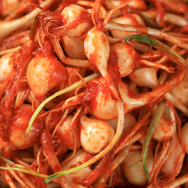 东北特产延边韩式泡菜小菜下饭咸菜小根蒜腌制野蒜小葱泡菜400g