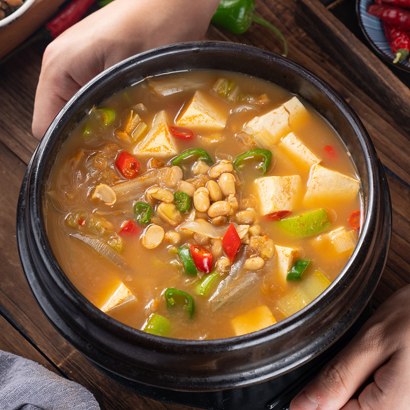 东北延边朝鲜族豆酱纳豆清国酱大酱汤农家自然酱类调料