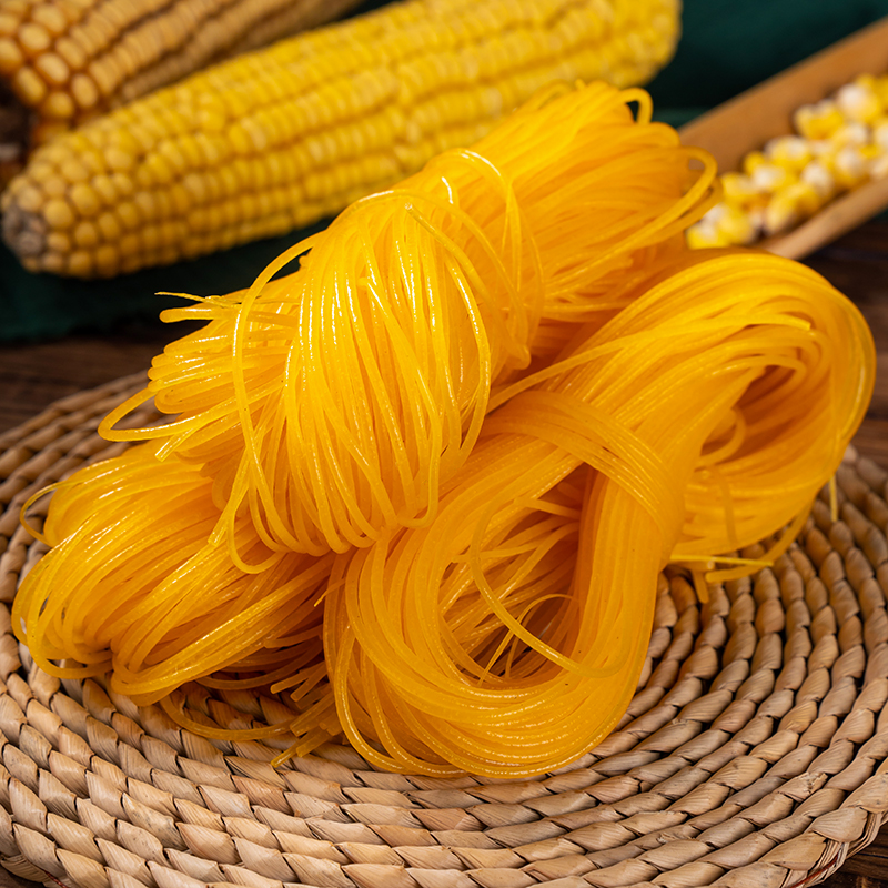 面条玉米玉米面东北纯黄挂面麻辣烫温冷碴条250g面条