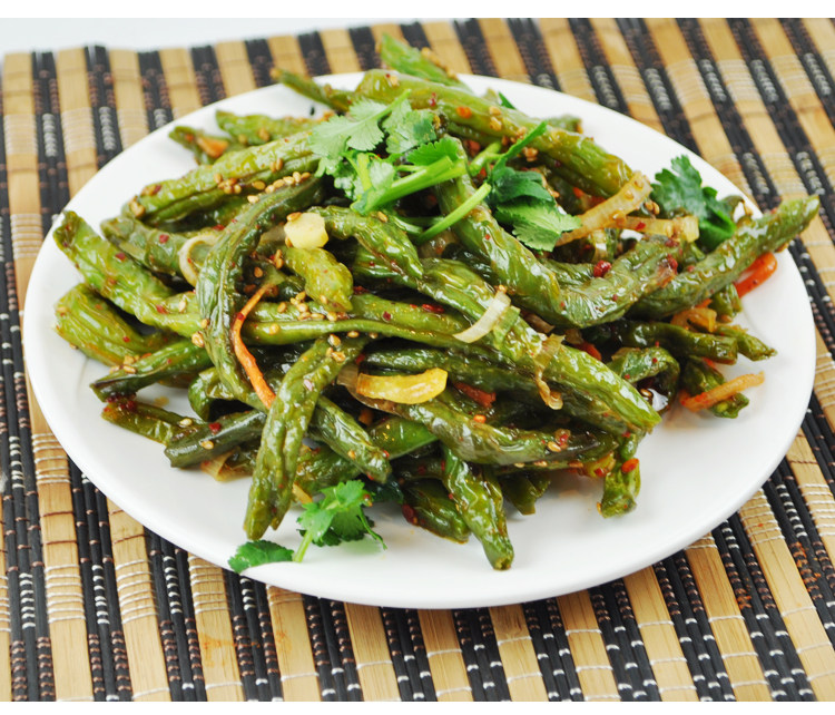 拌菜豆角佳木斯朝鲜族新鲜冷面面馆宇花油炸3袋腌制