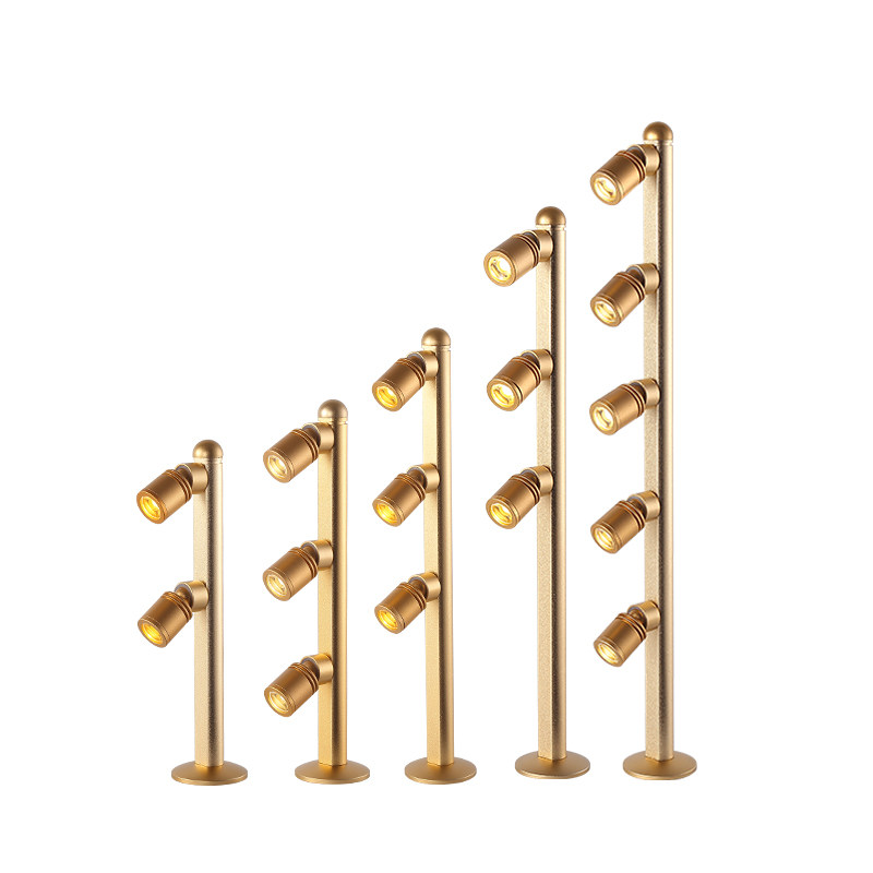 射灯led柜台台灯2w展览3w金色立杆灯珠射灯