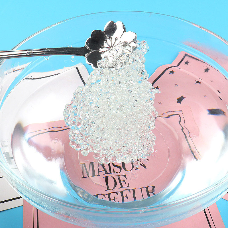 水晶土做液态玻璃泥遇热变软变透明遇冷变硬手工diy史莱姆材料液