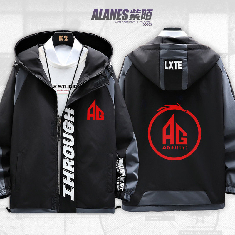 ag游戏外套夹克连帽休闲kpl衣服超玩同款夹克