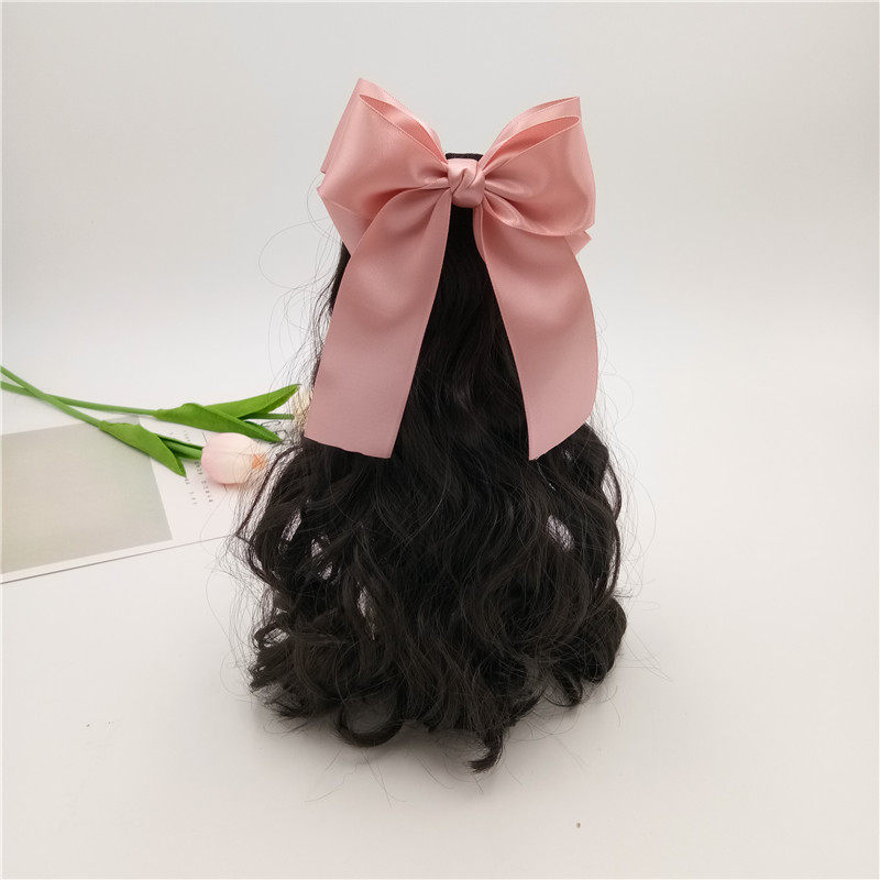 儿童假发女童公主造型小孩子学生表演自然逼真蝴蝶结假发