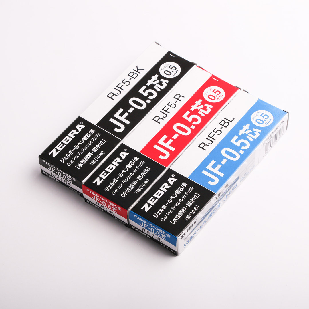 司机笔店zebra日本斑马jj15笔芯替芯jf05jf04替芯