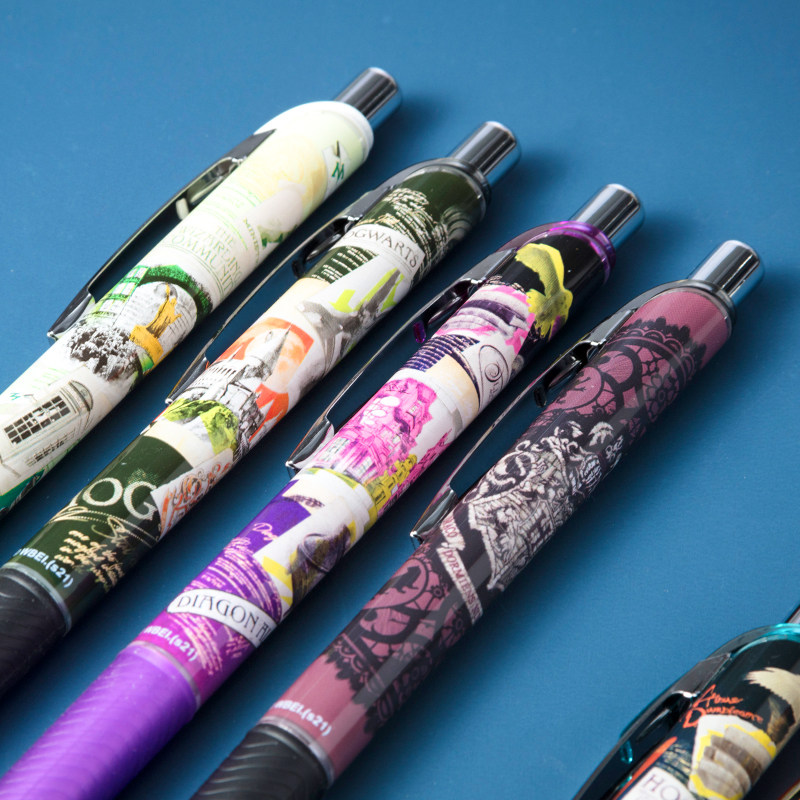 日本派通pentel哈利波特限定联名名速中性笔bln75速干中性笔