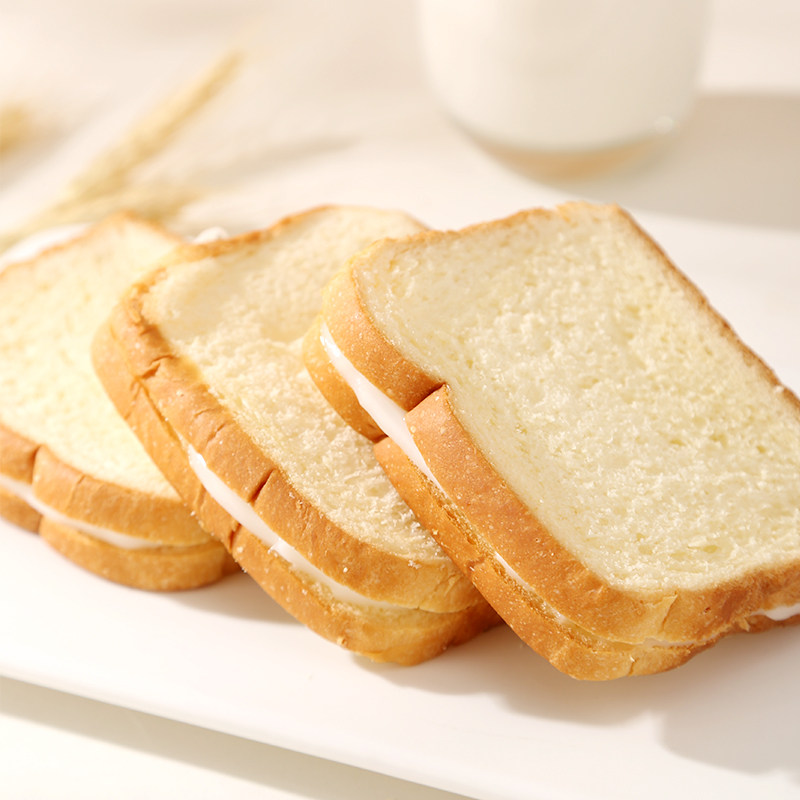 回头客半切片夹馅吐司1000g面包口袋早餐糕点整箱懒人速食点心