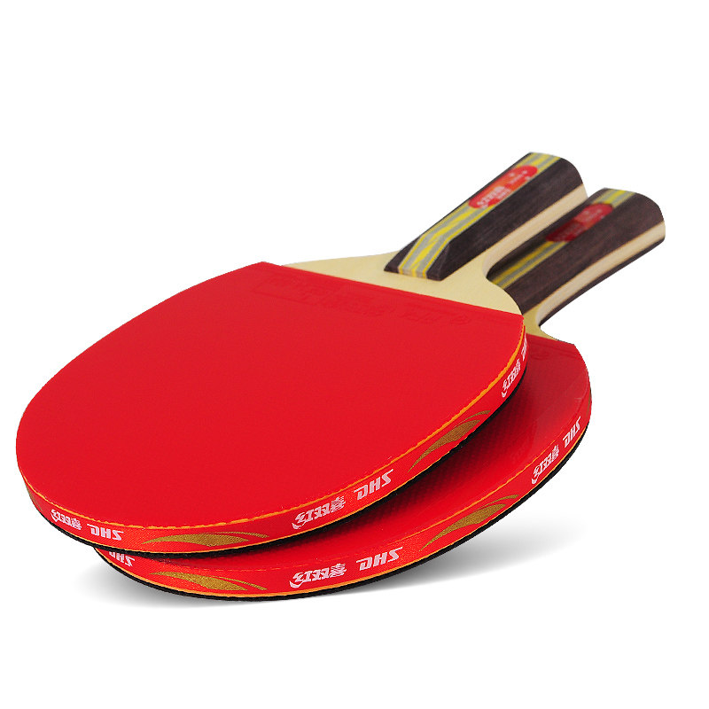 dhs红双喜三星乒乓球拍3006直拍3002横拍3星ppq乒乓球成品拍包邮