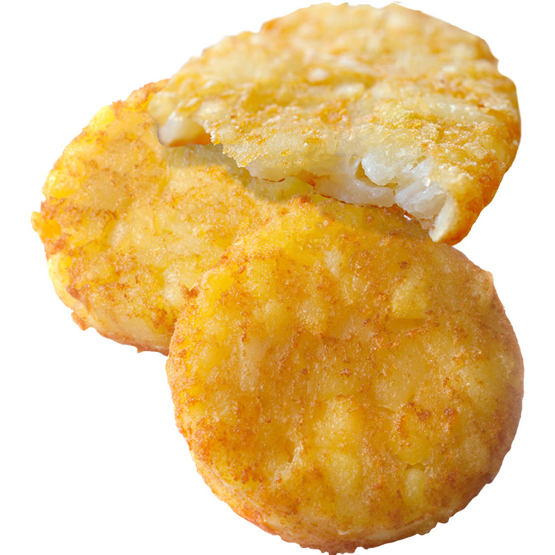 薯饼辛普金圆冷冻麦当早餐脆薯饼免笑脸油炸薯类制品