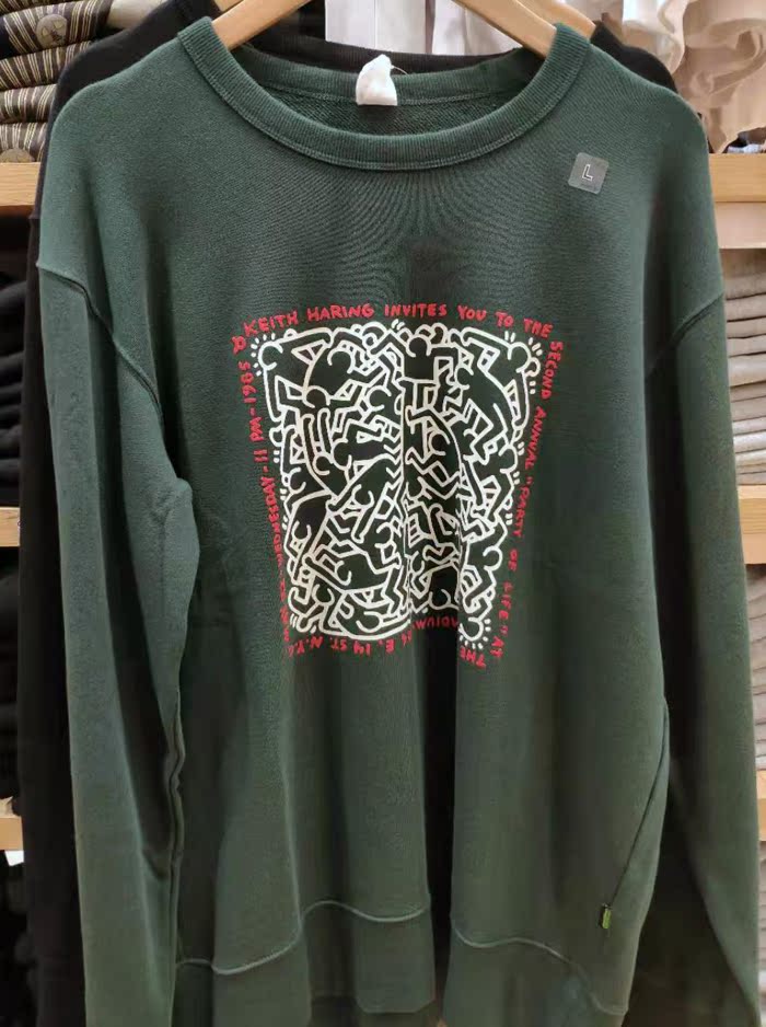 男女款优衣库uniqlo联名keith haring party of life