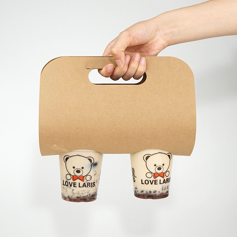 杯托创意意杯纸杯一次性多杯手提外卖咖啡奶茶茶托