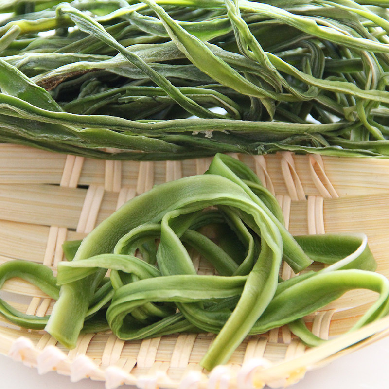 百珍堂徐州特产 晶贝干贡菜 脱水蔬菜 苔干礼盒600g 响菜 干货