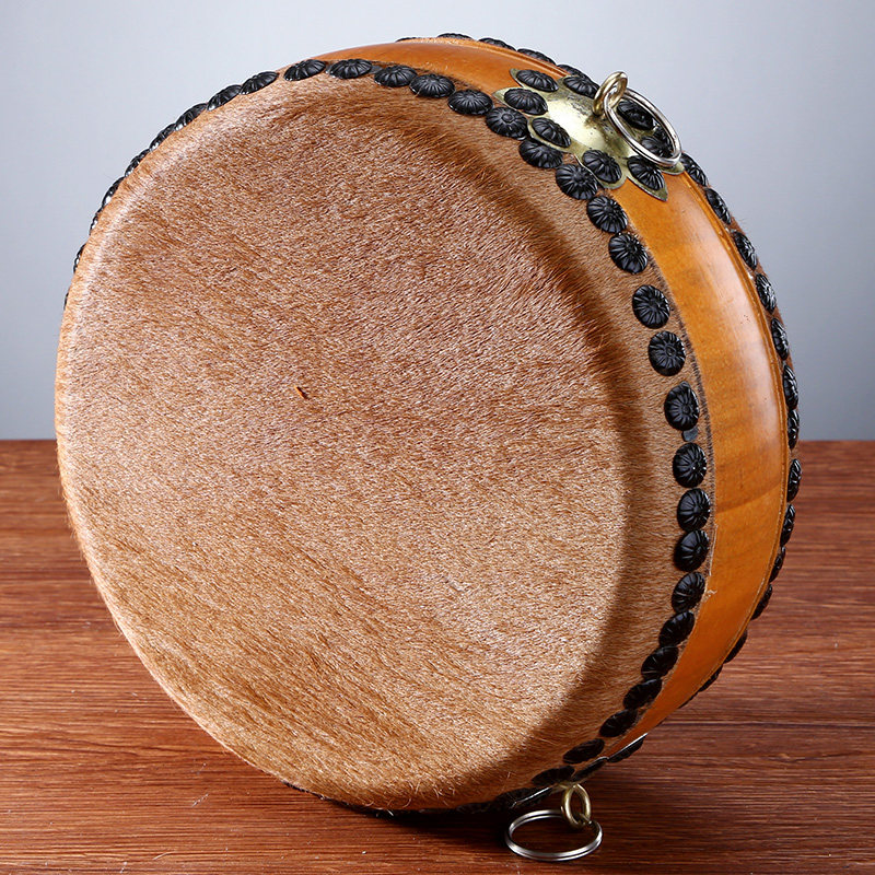 牛皮熙曼蒂台湾手工手鼓佛教法事用品鼓乐乐器风铃及配件