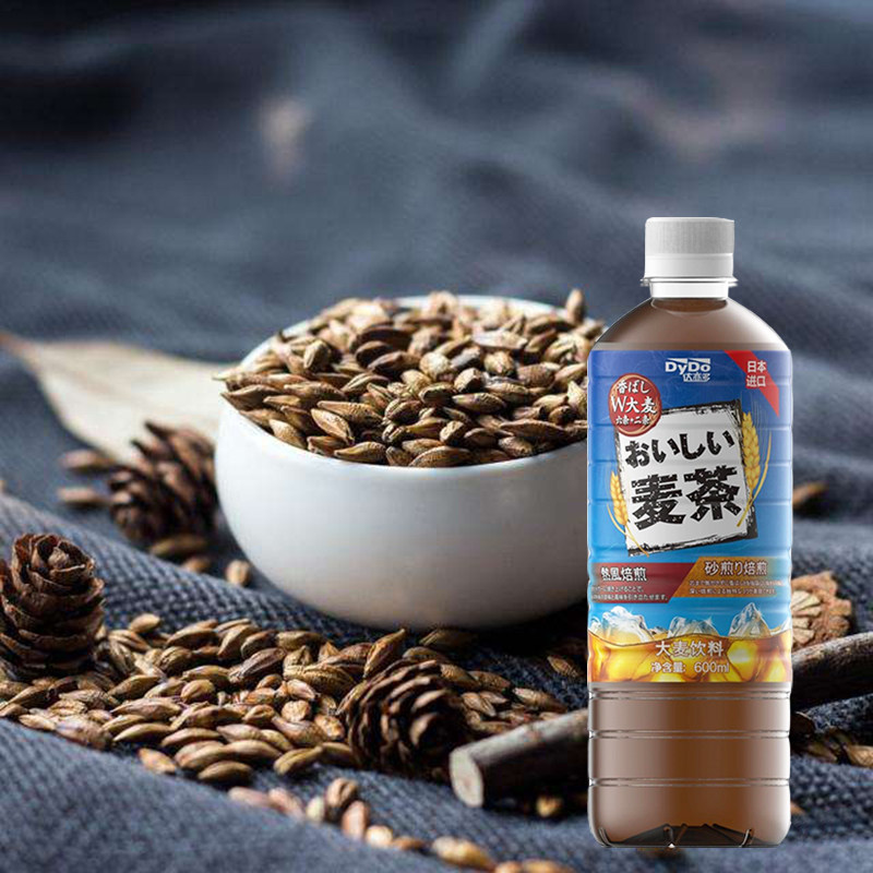 达亦多dydo大麦茶饮料600ml*3瓶装日本进口麦香清淡无糖即饮品