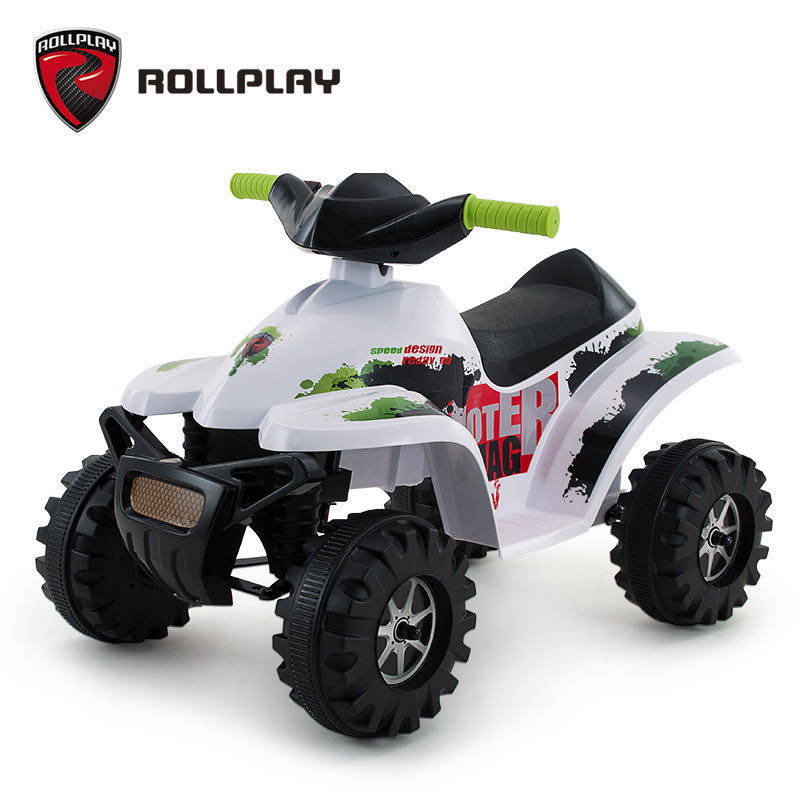 美国rollplay如雷儿童电动车沙滩男孩女孩宝宝玩具车四轮儿童电动车