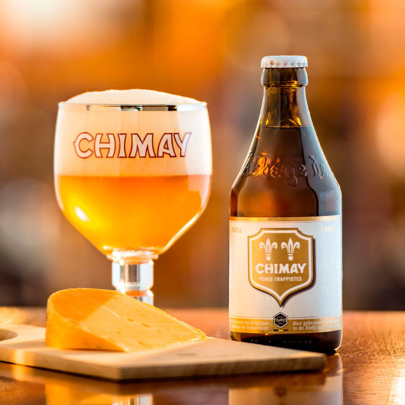 智美啤酒比利时进口chimay美白330ml12瓶装啤酒