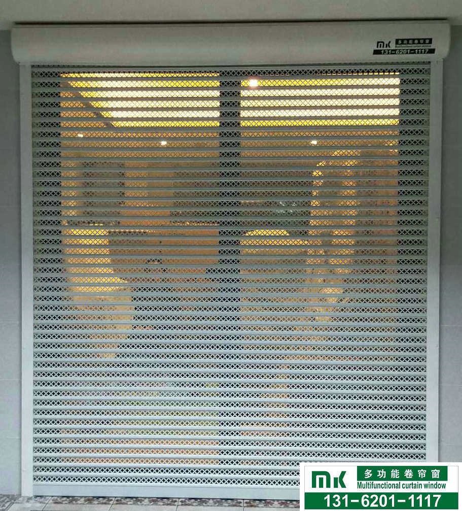 厂家直销欧式防盗卷帘窗安装阳台防盗窗上海卷帘门镂空电动卷闸门