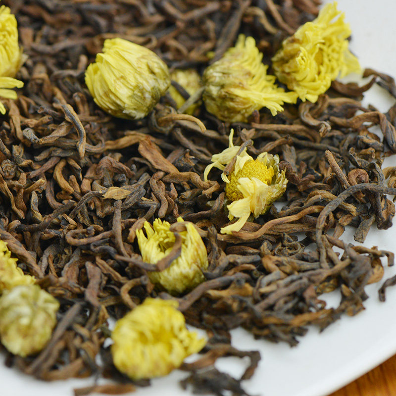 植本主义菊花普洱熟茶袋泡茶包胎菊组合花茶独立再加工茶