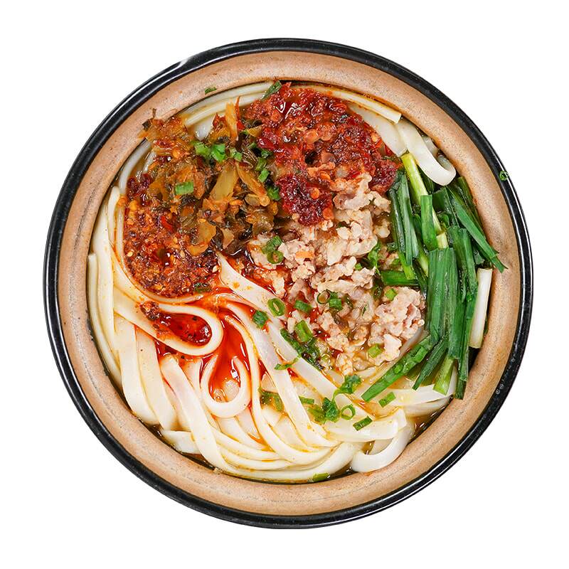 粗厚宽饵丝米云南特产大理瑞丽风味东北米线冲泡方便面