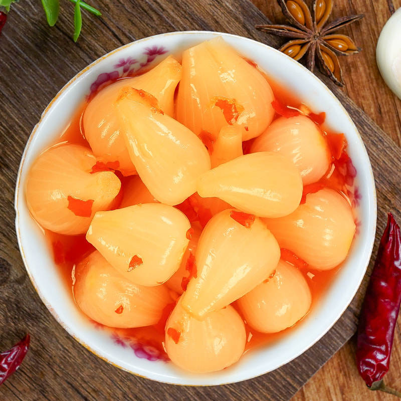 云南南特产下饭菜酸辣藠头新鲜腌制茭头水晶腌制