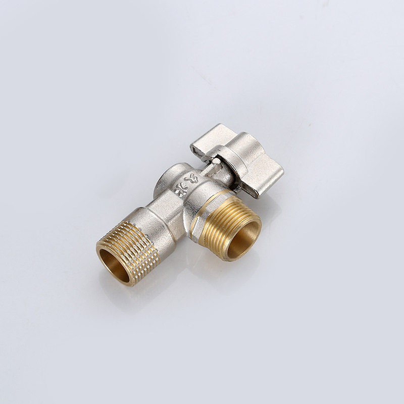 角阀明哲球芯流量三角家用燃气热水器加长冷热角阀