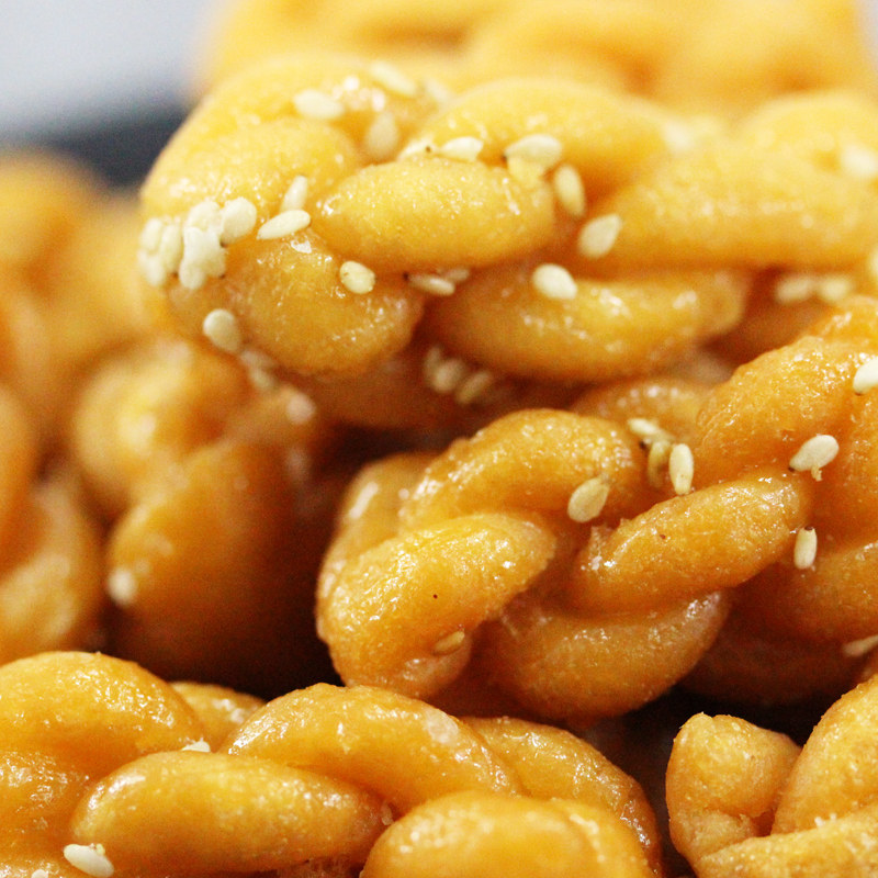 湘口福蜂蜜黑糖小麻花散称小袋装办公室休闲糕点小吃零食多口味