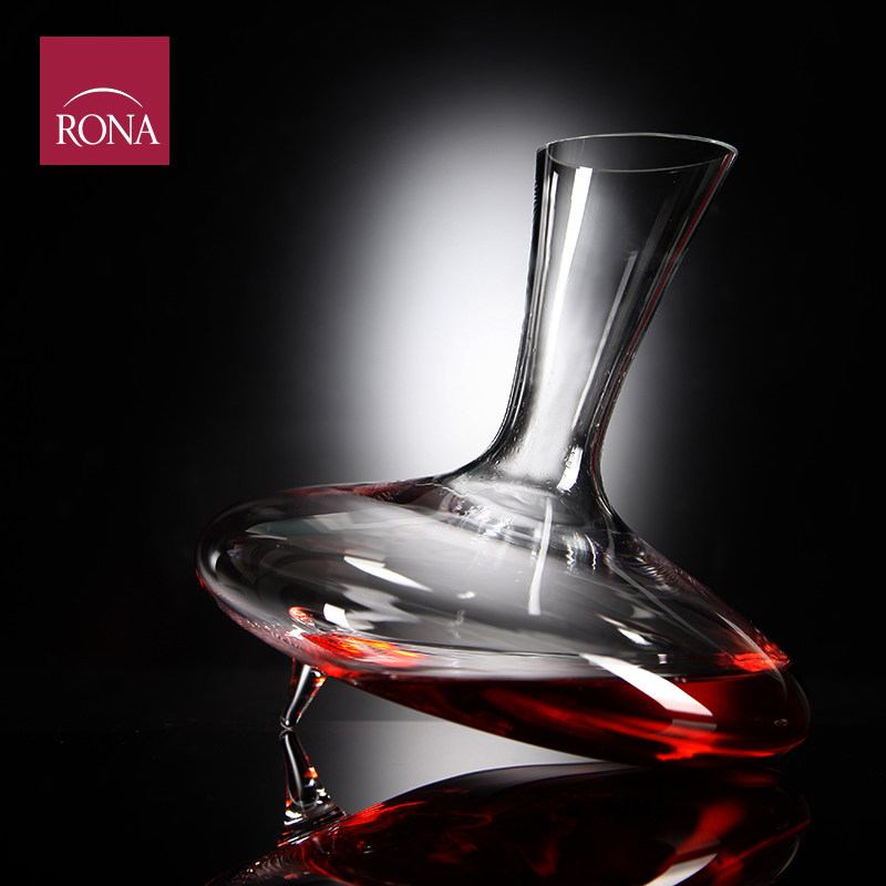 酒器捷克进口rona水晶玻璃大号手工醒酒红酒醒酒器