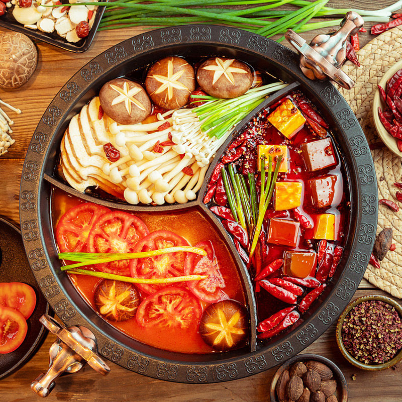 番茄火锅四川川品知味锅底208g4袋清汤不辣火锅调料