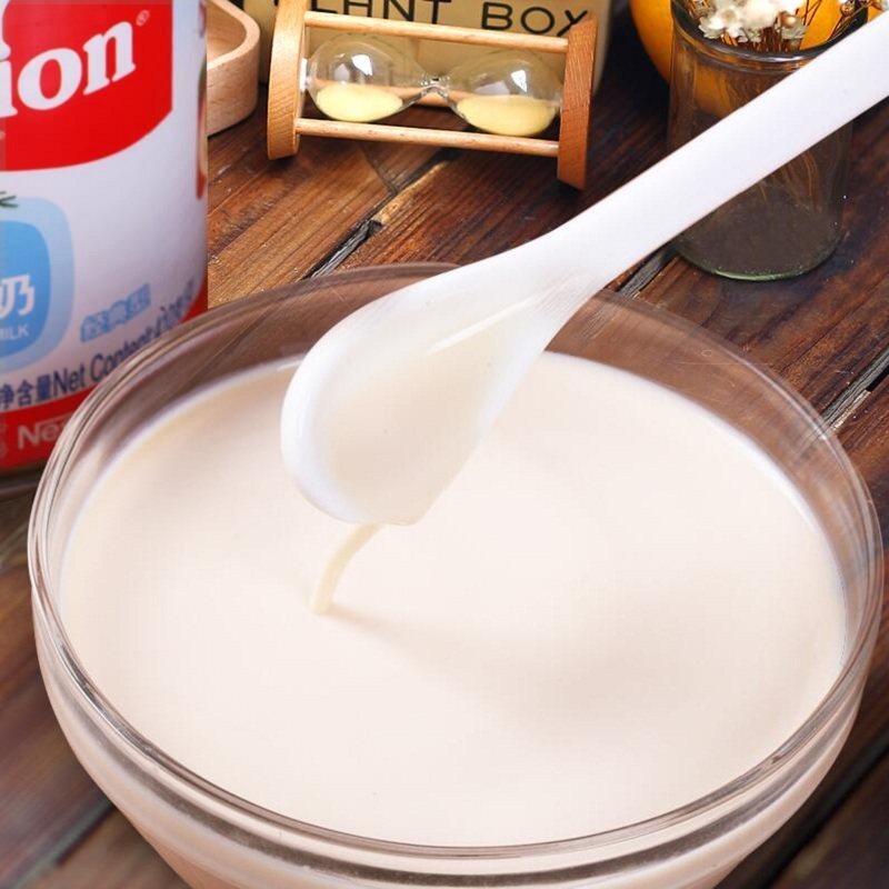 雀巢三花植脂淡奶 淡炼乳 炼奶蛋挞咖啡奶茶面包 量贩装410g*6罐