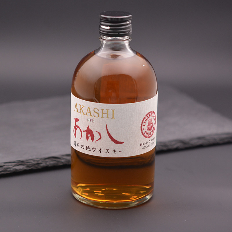 宝树行akashi明石红标500ml网红日本调配配型威士忌威士忌