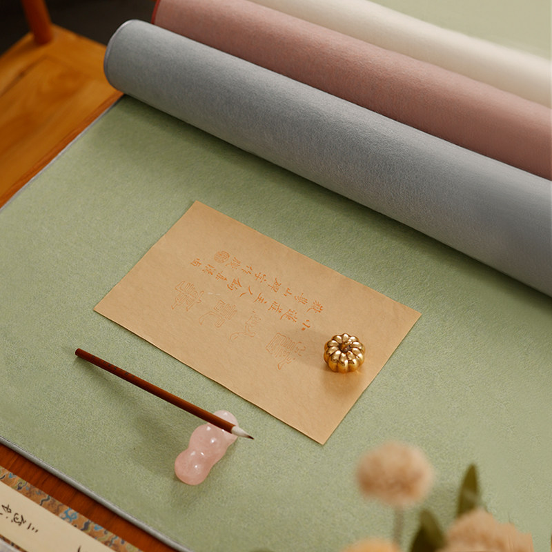 羊毛书画毡垫毛毡垫毛笔字书法学生小清新创意文艺书画毛毡垫